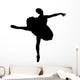 Black Ballet Silhouette Wall Decal