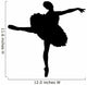 Black Ballet Silhouette Wall Decal