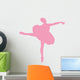 Pink Tutu Arabesque Ballerina Wall Decal