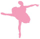Pink Tutu Arabesque Ballerina Wall Decal