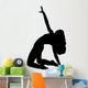 Black Ballet Silhouette Wall Decal