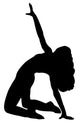 Black Ballet Silhouette Wall Decal