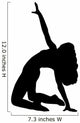 Black Ballet Silhouette Wall Decal