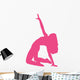 Hot Pink Bending Dancer Wall Decal