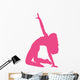 Hot Pink Bending Dancer Wall Decal
