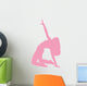 Pink Bending Dancer Wall Decal
