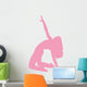Pink Bending Dancer Wall Decal