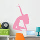 Pink Bending Dancer Wall Decal