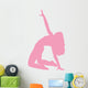 Pink Bending Dancer Wall Decal