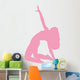 Pink Bending Dancer Wall Decal