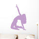 Purple Bending Dancer Wall Decal