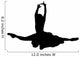 Black Ballet Silhouette Wall Decal