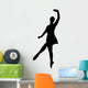 Black Ballet Silhouette Wall Decal