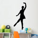 Black Ballet Silhouette Wall Decal