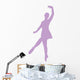 Ballet Silhouette Lavender Wall Decal