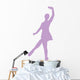 Ballet Silhouette Lavender Wall Decal