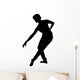 Black Ballet Silhouette Wall Decal