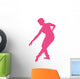 Ballet Silhouette Hot Pink Wall Decal