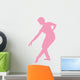 Ballet Silhouette Pink Wall Decal