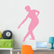 Ballet Silhouette Pink Wall Decal