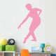 Ballet Silhouette Pink Wall Decal