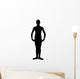 Black First Position Ballerina Wall Decal