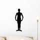 Black First Position Ballerina Wall Decal