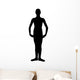 Black First Position Ballerina Wall Decal