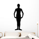 Black First Position Ballerina Wall Decal