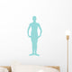 Blue First Position Ballerina Wall Decal