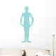 Blue First Position Ballerina Wall Decal