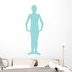 Blue First Position Ballerina Wall Decal