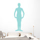 Blue First Position Ballerina Wall Decal