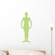 Green First Position Ballerina Wall Decal