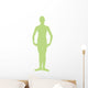Green First Position Ballerina Wall Decal