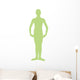 Green First Position Ballerina Wall Decal