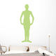 Green First Position Ballerina Wall Decal