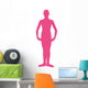 Hot-pink First Position Ballerina Wall Decal