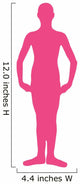 Hot-pink First Position Ballerina Wall Decal