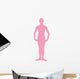 Pink First Position Ballerina Wall Decal