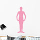 Pink First Position Ballerina Wall Decal