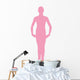 Pink First Position Ballerina Wall Decal