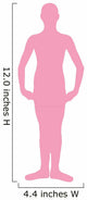 Pink First Position Ballerina Wall Decal