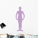 Purple First Position Ballerina Wall Decal