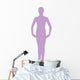 Purple First Position Ballerina Wall Decal