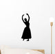 Black Ballet Silhouette Wall Decal