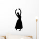 Black Ballet Silhouette Wall Decal