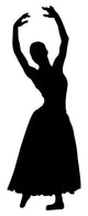 Black Ballet Silhouette Wall Decal