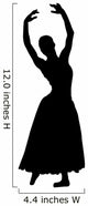 Black Ballet Silhouette Wall Decal