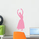 Ballet Silhouette Pink Wall Decal